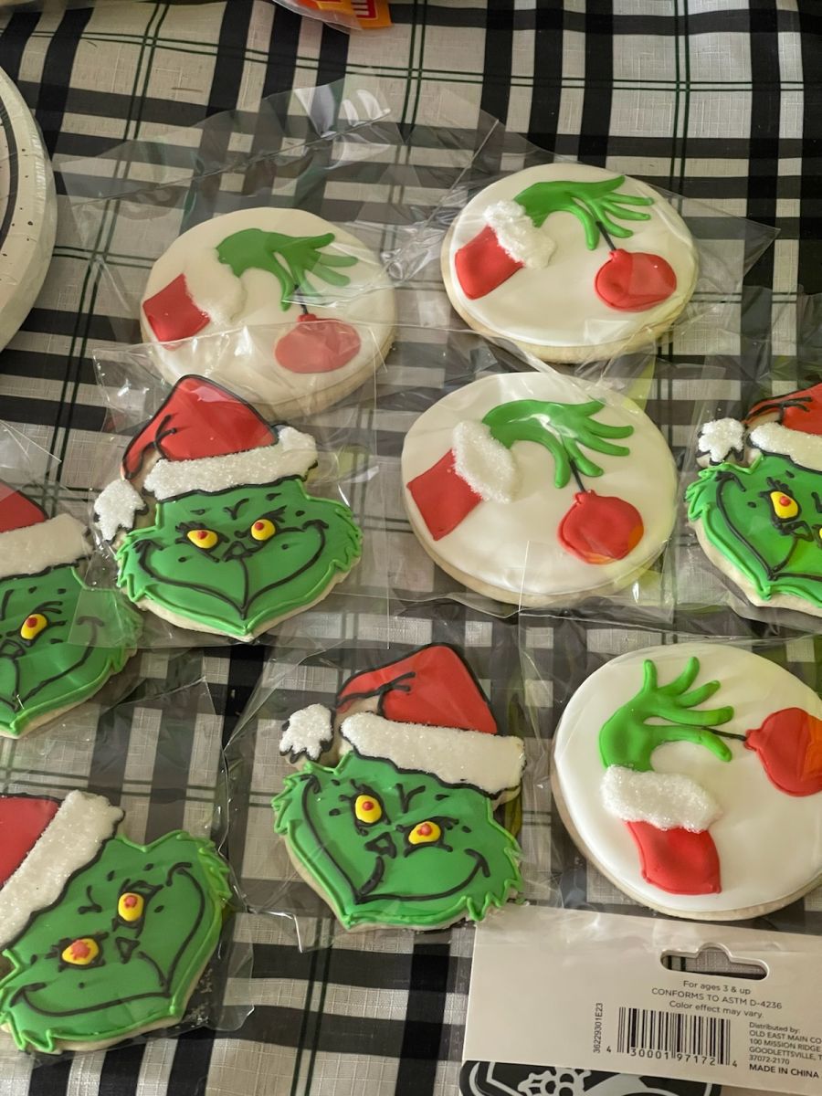 The Grinch christmas cookies